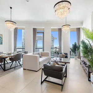  Apartment Stylish 2Br In Downtown Dubai With Sea And City Views